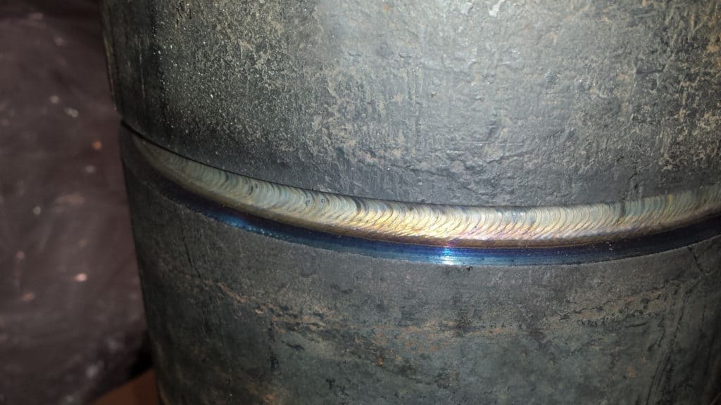 Orbital TIG welding produces an even, reliable weld, even on large bore pipes.