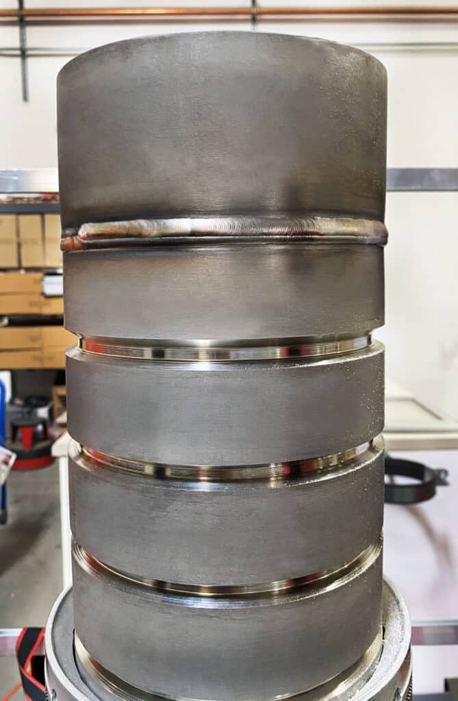 High-quality GTAW orbital weld made using Arc Machines equipment