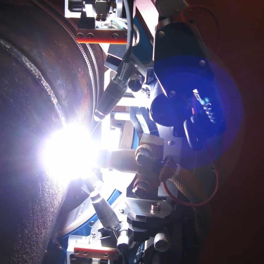 AMI M15 TIG welding system in action