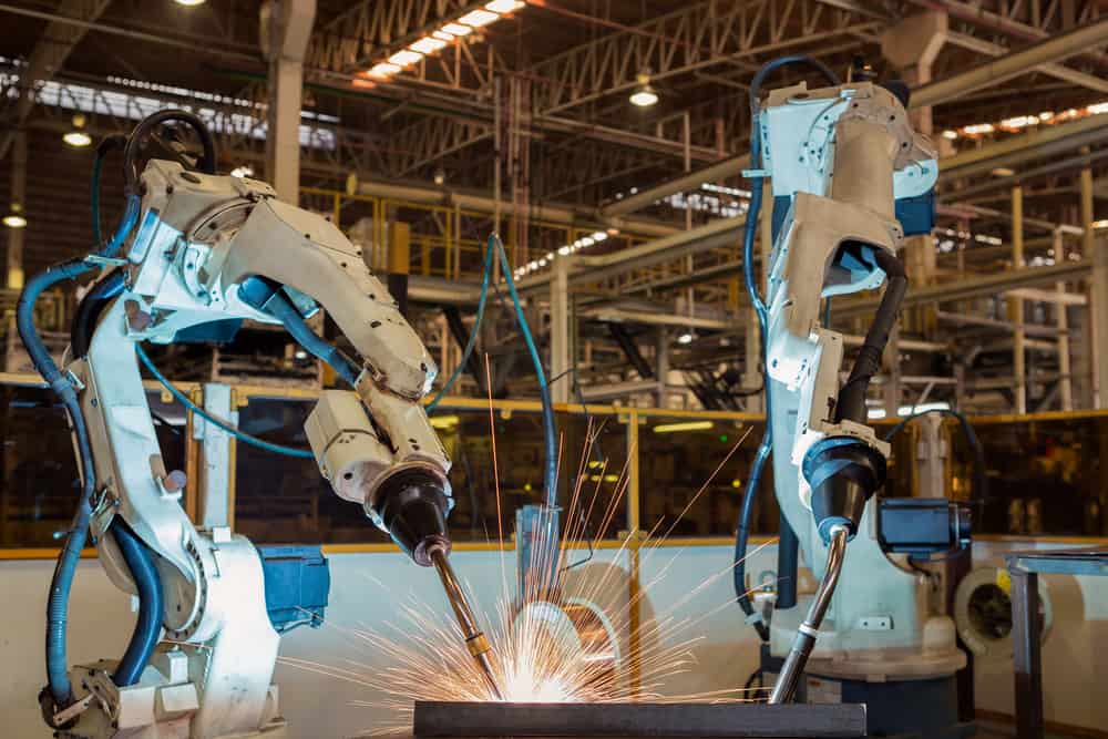 Robotic welding in manufacturing