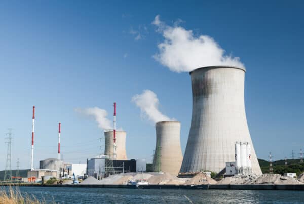 nuclear power station image represents what is the future of nuclear power question