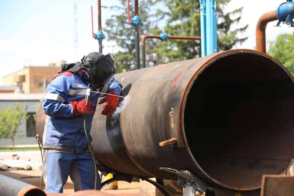 Large diameter pipe welding