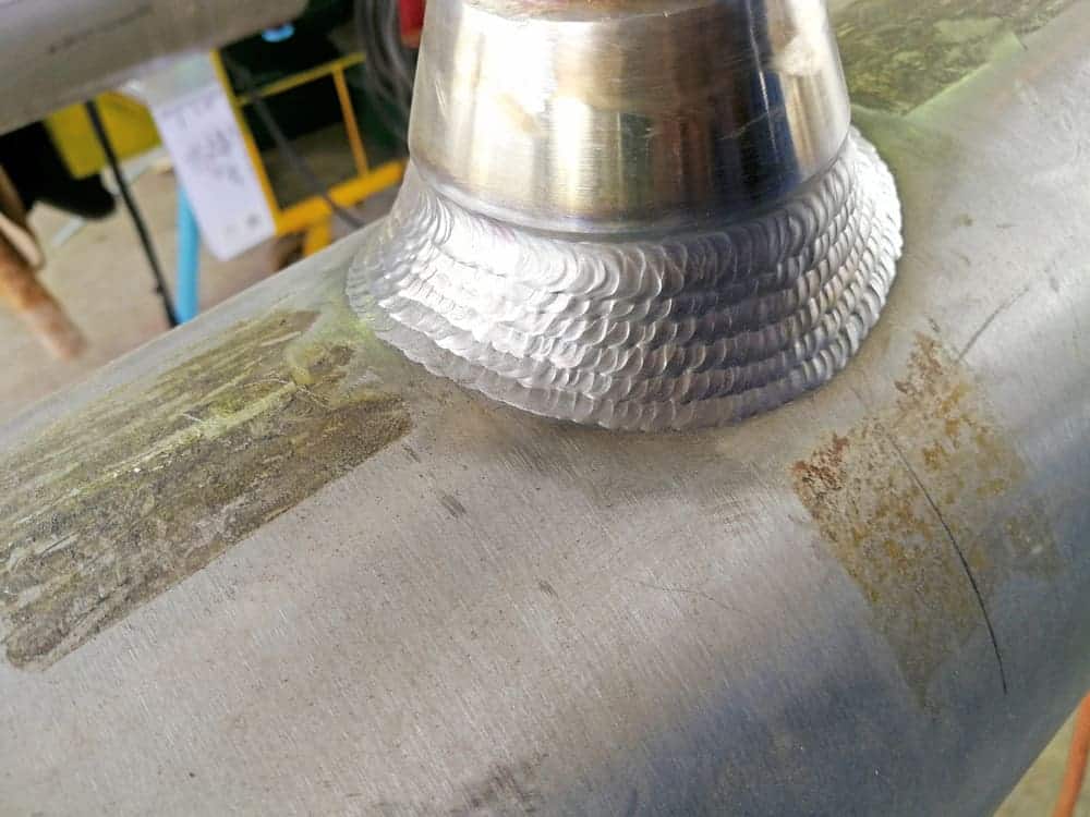 Welding of stainless steel – a nickel alloy